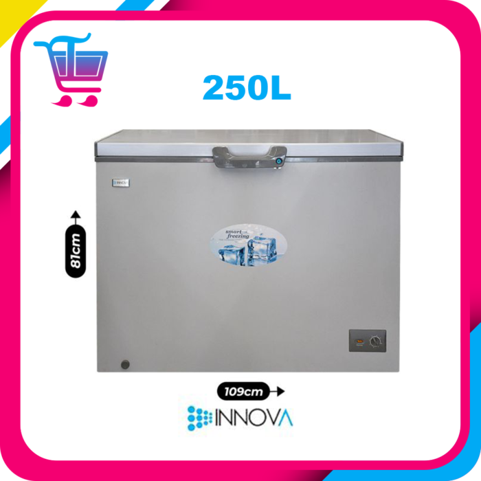 Congélateur Coffre - Innova - In-499 - 250L - Gris Foncé